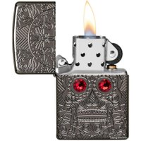 Зажигалка Zippo Armor Crystal Skull Design 49300