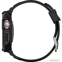 Ремешок Spigen Rugged Armor Pro для Apple Watch (45/44 мм) (черный)
