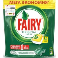 Капсулы для посудомоечной машины Fairy Original Lemon All in 1 (84 шт)