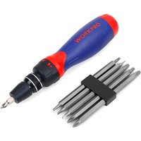 Набор отвертка с битами Workpro WP221059 (6 предметов)