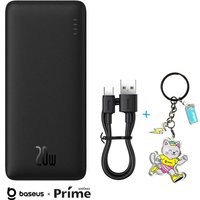 Внешний аккумулятор Baseus Airpow 20000mAh (черный) + брендированный брелок Baseus