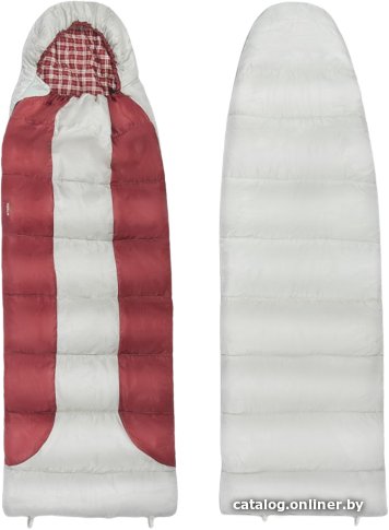 Спальный мешок Atemi Quilt 400RN (правая молний, серый/красный)