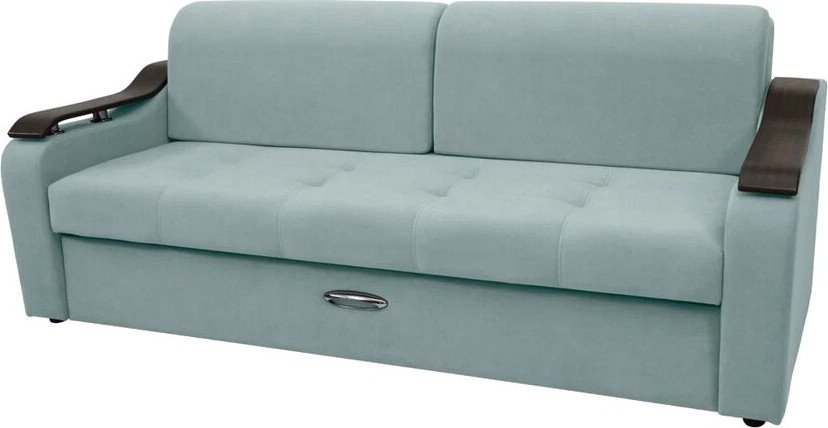 

Диван Сириус Лидер-4 НПБ 225x110 (Eva 25 велюр светло-зеленый)