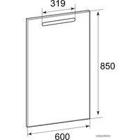  Roca The Gap зеркало с подсветкой [ZRU9302688]