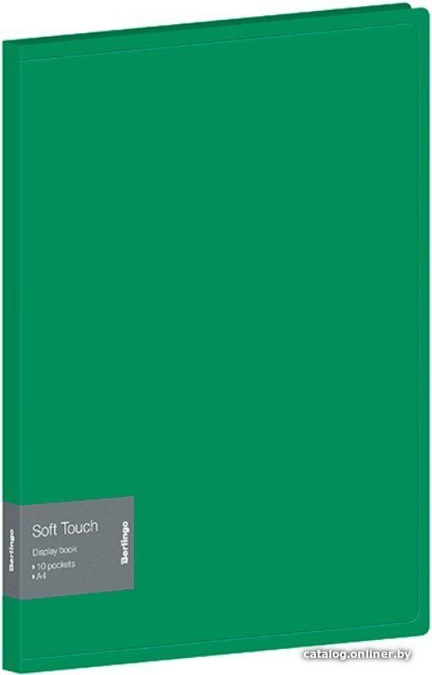 Папка для бумаг Berlingo Soft Touch DB4_10983 (зеленый)