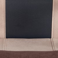 Офисное кресло TetChair Aviator флок/ткань (коричневый/бежевый/серый)