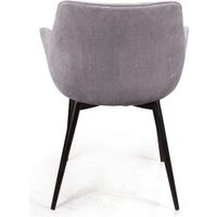 Стул с подлокотниками Ваш день Archi Barkhat 04 (светло-серый, 2шт)