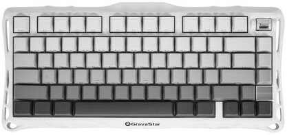 

Клавиатура Gravastar Mercury K1 Gradient White (GravaStar x Kailh Cherry Pink)