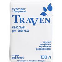 Торф Traven кислый рН 2.8-4.0 (100 л)