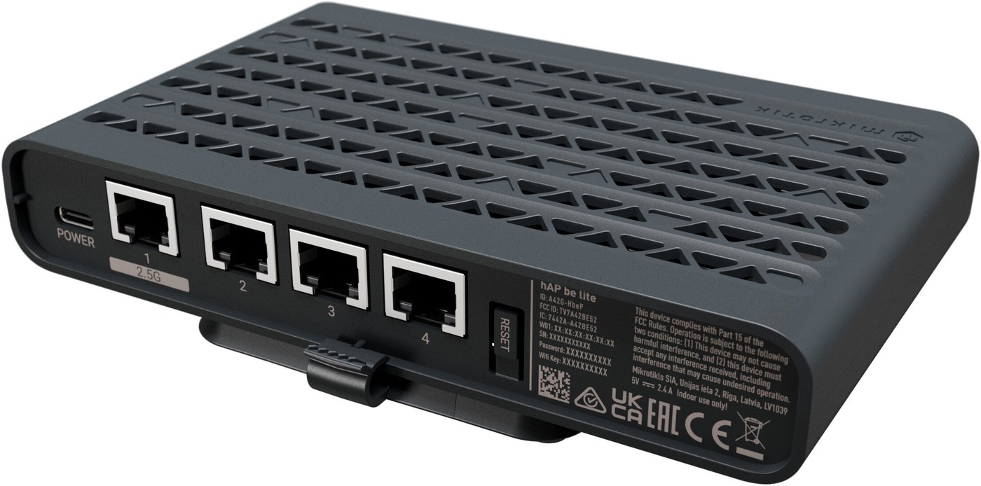 Wi-Fi роутер Mikrotik hAP be lite