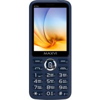 Кнопочный телефон Maxvi K15c (синий)