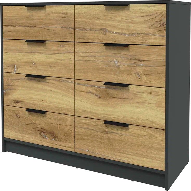 

Комод Интерлиния Концепт КТ-К117 (дуб нокс/антрацит)