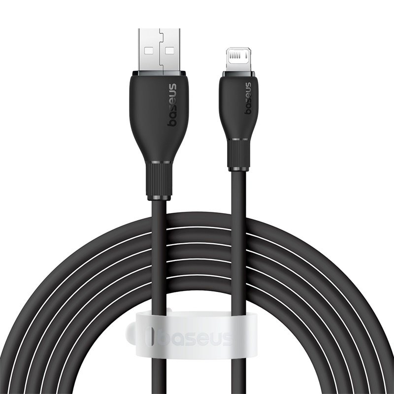 

Кабель Baseus Pudding Series USB Type-A - Lightning (2 м, черный)