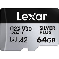 Карта памяти Lexar Professional SILVER PLUS microSDXC LMSSIPL064G-BNANG 64GB