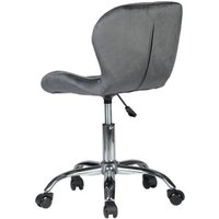 Офисное кресло King Style Uno Velvet Chrome (серый)