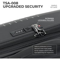 Чемодан-спиннер Verage Edinburgh 22019WS II-M 66 см (черный)