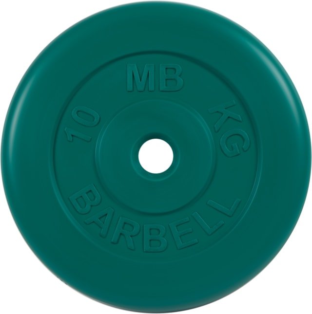 

Диск MB Barbell Стандарт 31 мм (1x10 кг, зеленый)