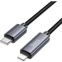 Кабель Hoco X112 USB Type-C - Lightning (1 м, черный)