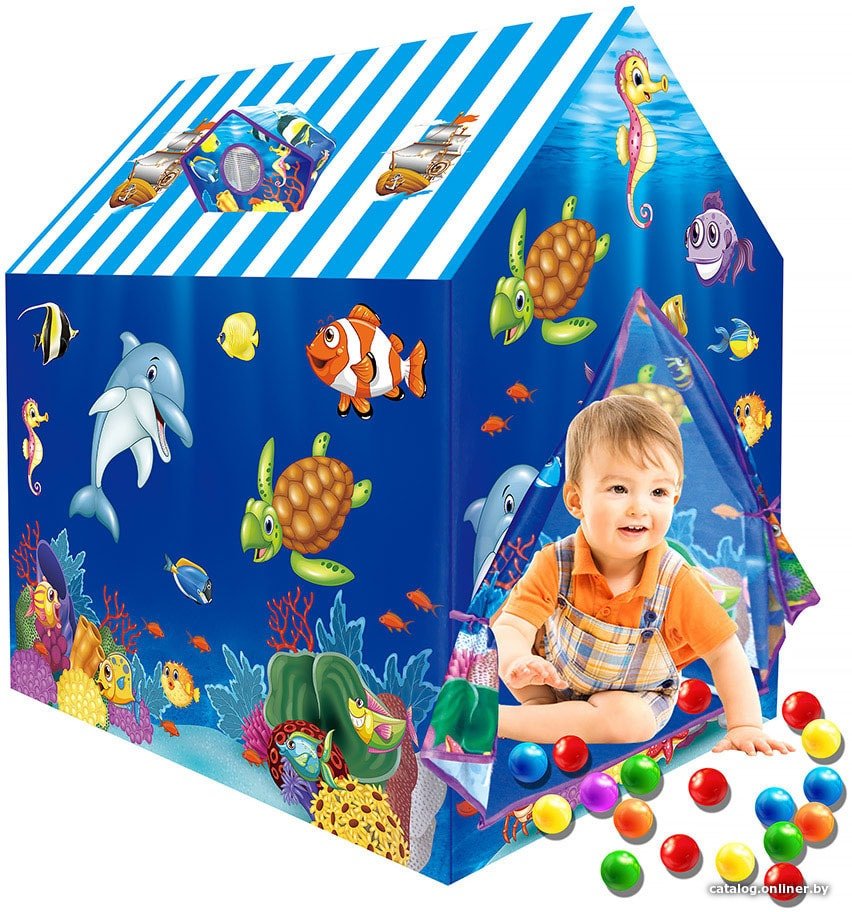 Игровая палатка Pituso Подводный мир + 50 шаров J1109