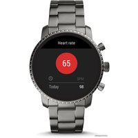 Умные часы Fossil Gen 4 Explorist HR (дымчатая нержавеющая сталь)