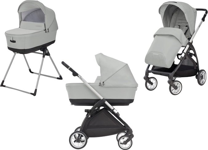 

Универсальная коляска Inglesina Electa Duo (3 в 1, greenwich silver)