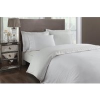 Евро комплект постельного белья TAC Sandrino CK 60283573 (сатин делюкс белый)