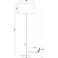 Торшер Moderli Gingko V11007-F