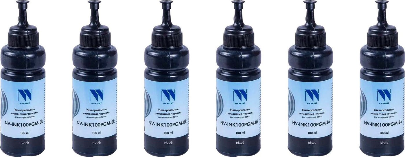 

Чернила NV Print NV-INK100PGM6-Bk (черный)