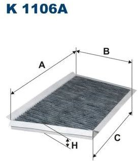 Салонный фильтр Filtron K1106A