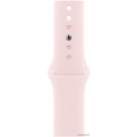 Умные часы Apple Watch Series 9 41 мм (алюминиевый корпус, розовый/розовый, спортивный силиконовый ремешок S/M)