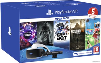 Очки виртуальной реальности для PlayStation Sony PlayStation VR v2 Mega Pack 2019