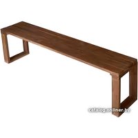 Скамейка Dyatel С прямоугольными ногами сосна (дуб)
