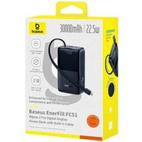 Внешний аккумулятор Baseus EnerFill FC51 Bipow2 Pro Power Bank 30000mAh (черный)