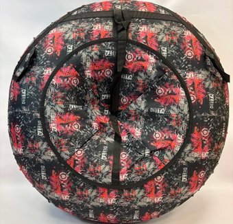 Тюбинг Emi Filini Design Lux 100 см (дельта серо-красный)