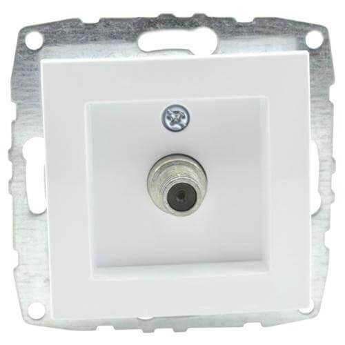 

Розетка телевизионная Mono Electric 500-001905-138 (белый)