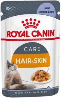 

Пресервы Royal Canin Hair&Skin Care (тонкие ломтики) в желе 85 г