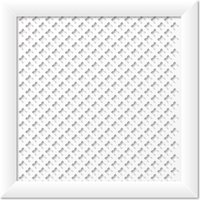 Декоративный экран Стильный дом Готико 60х60см (белый)