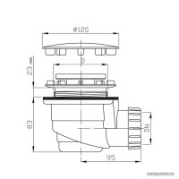 Сифон Plast Brno EWNN942