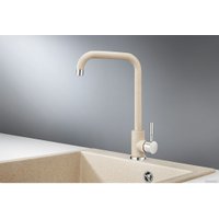 Смеситель Granula для кухни высокий, ST-4033, бежевый