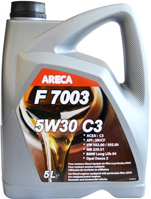

Моторное масло Areca F7003 5W-30 C3 5л [11132]