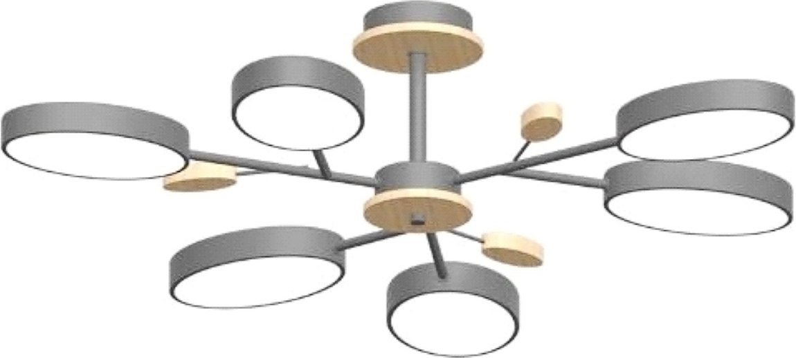 Люстра средней высоты LED4U L3220-830 GR