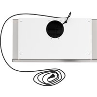 Кухонная вытяжка Elikor Интегра Glass 60Н-400-В2Д (нержавеющая сталь/белое стекло) (940981)