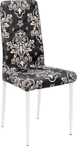 Чехол для стула Si Brano Принт (черно-коричневый)