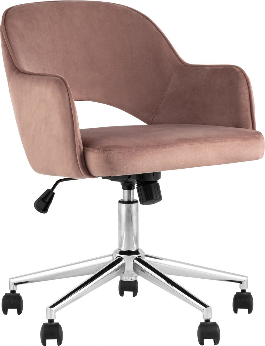 

Офисное кресло Stool Group Кларк велюр (розовый)