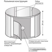 Бандаж абдоминальный Польза Для стомы 0317 тип 321-I (р.5 )