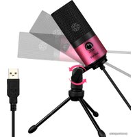 Проводной микрофон FIFINE K669 (розовый)