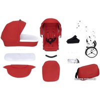 Универсальная коляска BEBETTO Magnum (3 в 1, 207, белая рама)