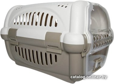 Переноска Georplast Rhino 10569 (бежевый/серый)