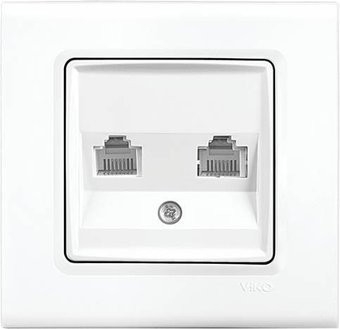 Розетка компьютерная Viko 91401079 (белый)