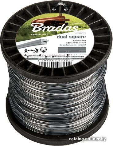 Леска для триммера Bradas Ripper Dual ZRK30100S (квадрат)